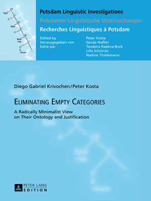 cover image of Eliminating Empty Categories